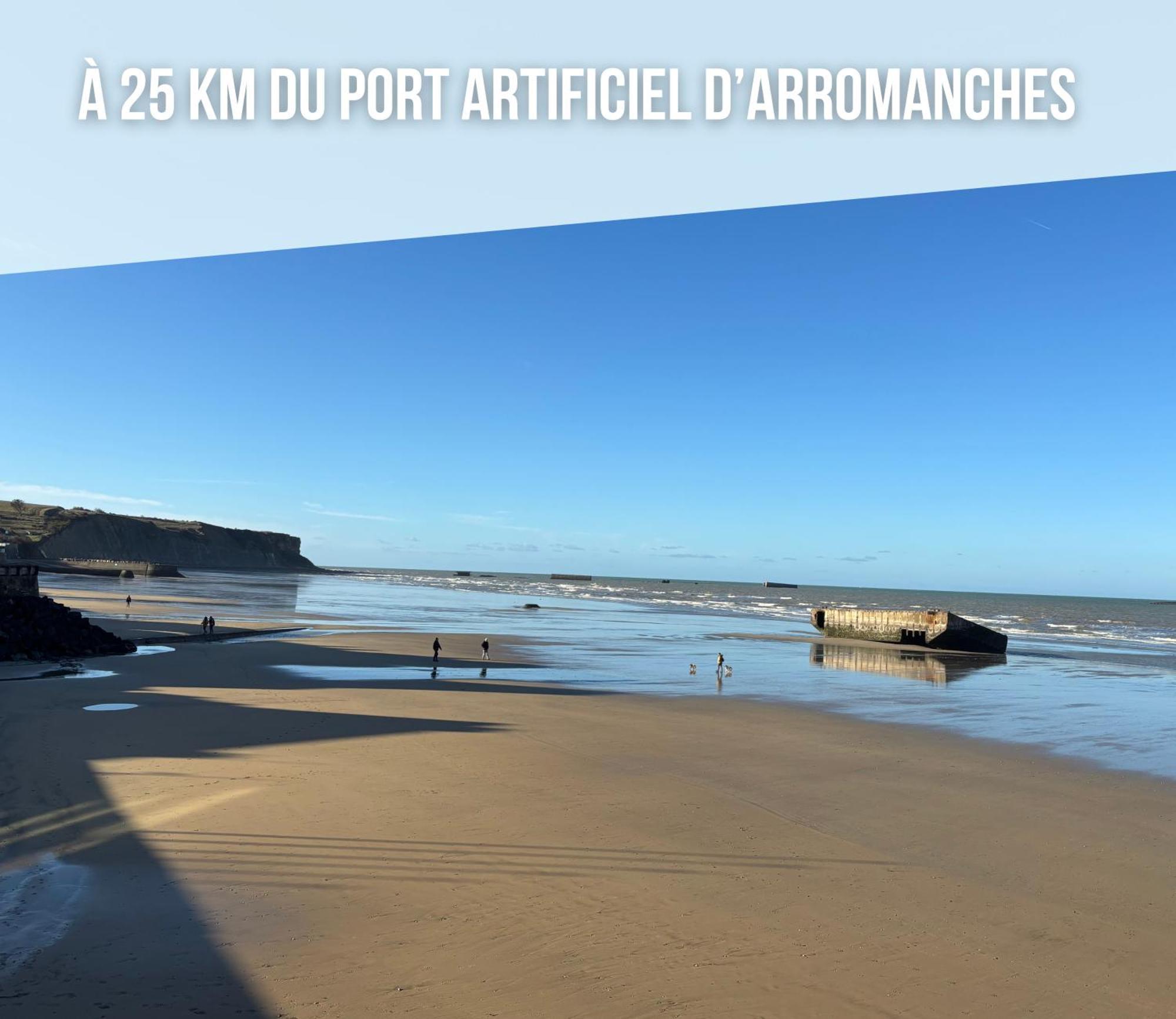 La Fromagerie Maison Lumineuse Et Spacieuse Beau Sejour 5 Ch 2 Wc 1 Sdb Grand Jardin Clos 5Mn A Pied Commerces 10 Mn Plage Omaha Beach Proche Plages Du Debarquement Trevieres Kültér fotó